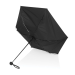 Mini-Regenschirm manuell aus RPET-Gewebe 190T mit robustem Design Ø100 farbe schwarz dritte Ansicht