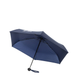 Mini-Regenschirm manuell aus RPET-Gewebe 190T mit robustem Design Ø100 farbe marineblau Ansicht mit Druckbereich