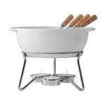 Käsefondue-Set aus Keramik mit Kerzenheizung 750 ml Boska farbe weiß