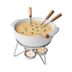 Käsefondue-Set aus Keramik mit Kerzenheizung 750 ml Boska farbe weiß zweite Ansicht