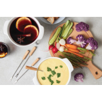 Käsefondue-Set aus Keramik mit Kerzenheizung 750 ml Boska farbe weiß