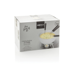 Käsefondue-Set aus Keramik mit Kerzenheizung 750 ml Boska farbe weiß zweite Ansicht mit Box