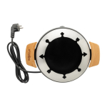 Elektrisches Fondue mit präziser Steuerung für 8 Personen Boska farbe schwarz fünfte Ansicht