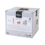 Elektrisches Fondue mit präziser Steuerung für 8 Personen Boska farbe schwarz zweite Ansicht mit Box