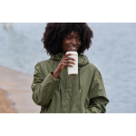 Thermobecher aus recyceltem Stahl mit 360°-Deckel 354 ml Topl To Go farbe weiß Lifestyle-Bild 4