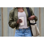 Thermobecher aus recyceltem Stahl mit 360°-Deckel 354 ml Topl To Go farbe weiß