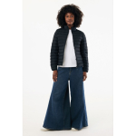 Damenjacke aus recyceltem Polyester, Casual Fit 70 g/m² IQONIQ Maiko farbe schwarz Ansicht mit Modell