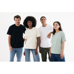 Unisex-T-Shirt aus recycelter Baumwolle, 220 g/m² IQONIQ Nikko farbe schwarz