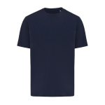 Unisex-T-Shirt aus recycelter Baumwolle, 220 g/m² IQONIQ Nikko farbe marineblau