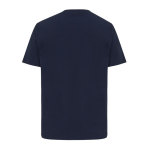 Unisex-T-Shirt aus recycelter Baumwolle, 220 g/m² IQONIQ Nikko farbe marineblau zweite Ansicht