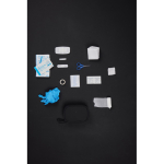 Erste-Hilfe-Set aus recyceltem Polyester mit Zubehör farbe schwarz Lifestyle-Bild