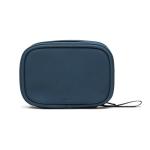 Erste-Hilfe-Set aus recyceltem Polyester mit Zubehör farbe marineblau dritte Ansicht