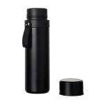 Thermos aus recyceltem Edelstahl mit Tragegriff 750 ml farbe schwarz zweite Ansicht