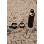 Thermos aus recyceltem Edelstahl mit Tragegriff 750 ml farbe schwarz Lifestyle-Bild 2