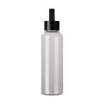 RPET-Flasche 550 ml mit Stahldeckel, Henkel & minimalistischem Design farbe transparent zweite Ansicht