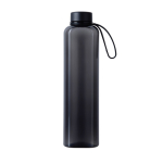 RPET-Flasche 550 ml mit modernem Design & auslaufsicherem Deckel farbe schwarz