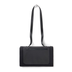 Picknickdecke aus recyceltem Polyester mit wasserdichtem Fleece-Futter farbe schwarz