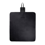Picknickdecke aus recyceltem Polyester mit wasserdichtem Fleece-Futter farbe schwarz zweite Ansicht