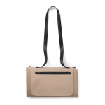 Picknickdecke aus recyceltem Polyester mit wasserdichtem Fleece-Futter farbe elfenbeinfarben