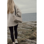 Picknickdecke aus recyceltem Polyester mit wasserdichtem Fleece-Futter farbe elfenbeinfarben Lifestyle-Bild 4