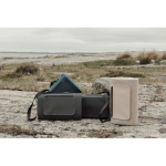 Picknickdecke aus recyceltem Polyester mit wasserdichtem Fleece-Futter farbe elfenbeinfarben