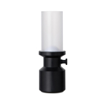 Tischlampe aus recyceltem Material, tragbar, mit Akku und Dimmer farbe schwarz zweite Ansicht