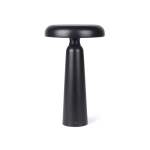 Tischlampe aus recyceltem Material mit Licht & Touch-Dimmer farbe schwarz