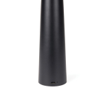 Tischlampe aus recyceltem Material mit Licht & Touch-Dimmer farbe schwarz dritte Ansicht