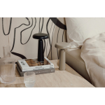 Tischlampe aus recyceltem Material mit Licht & Touch-Dimmer farbe schwarz