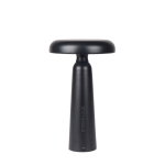 Tischlampe aus recyceltem Material mit Licht & Touch-Dimmer farbe schwarz Ansicht mit Druckbereich