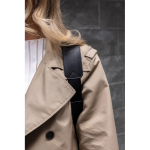 Rucksack aus Kunstleder 15” mit modernem Design & sicherem Verschluss farbe schwarz Lifestyle-Bild 3