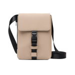 Umhängetasche urban aus recyceltem Material mit leichtem Design farbe elfenbeinfarben