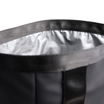 Kühltasche aus recyceltem Polyester mit Rollverschluss 25 L farbe schwarz dritte Ansicht