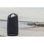 Kühltasche aus recyceltem Polyester mit Rollverschluss 25 L farbe schwarz Lifestyle-Bild