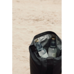Kühltasche aus recyceltem Polyester mit Rollverschluss 25 L farbe schwarz
