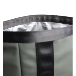 Kühltasche aus recyceltem Polyester mit Rollverschluss 25 L farbe grün dritte Ansicht