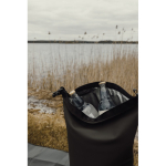 Kühltasche aus recyceltem Polyester mit Rollverschluss 25 L farbe grün Lifestyle-Bild 3