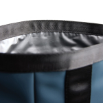 Kühltasche aus recyceltem Polyester mit Rollverschluss 25 L farbe marineblau dritte Ansicht