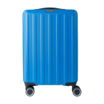 Hartschalentrolley mit 8 Drehrollen und Plakette zur Personalisierung farbe blau erste Ansicht