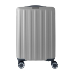 Hartschalentrolley mit 8 Drehrollen und Plakette zur Personalisierung farbe grau erste Ansicht