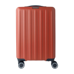 Hartschalentrolley mit 8 Drehrollen und Plakette zur Personalisierung farbe granatrot erste Ansicht