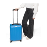 Hartschalentrolley mit 8 Drehrollen und Plakette zur Personalisierung dritte Ansicht