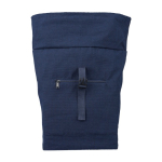 Rolltop-Rucksack aus recyceltem Polycotton für Laptops bis 15'' sechste Ansicht
