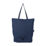 Multifunktionsrucksack rPolycotton mit Griffen & Trageriemen farbe blau erste Ansicht