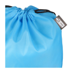 Turnbeutel aus Polyester mit schwarzen Ecken und Kordeln fünfte Ansicht