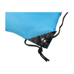 Turnbeutel aus Polyester mit schwarzen Ecken und Kordeln sechste Ansicht