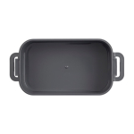 Lunchbox mit 2 Ebenen aus recyceltem PP und luftdichtem Deckel, 800ml dritte Ansicht