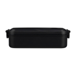 Lunchbox 800 ml Kunststoff mikrowellengeeignet mit Schnallenverschluss farbe schwarz erste Ansicht