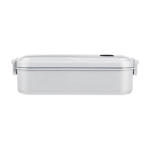 Lunchbox 800 ml Kunststoff mikrowellengeeignet mit Schnallenverschluss farbe weiß erste Ansicht