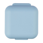 Tablettenbox aus Kunststoff mit 5 Einzelkammern farbe hellblau erste Ansicht